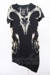 画像1: CIVARIZE / VarietyスカルプリントロングTシャツ 44 ブラック T-25-12-10-011-CI-ts-YM-ZT (1)