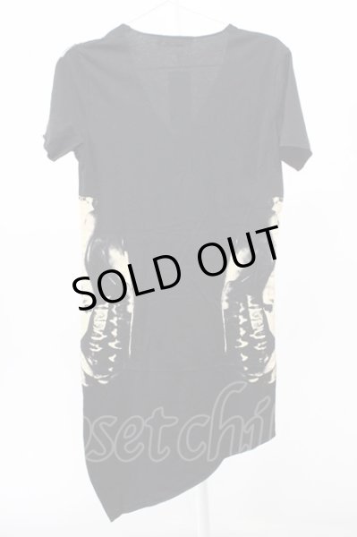 画像2: CIVARIZE / VarietyスカルプリントロングTシャツ 44 ブラック T-25-12-10-011-CI-ts-YM-ZT078 (2)