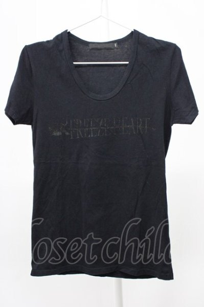 画像1: FUGA / スモークローズTシャツ 44 ブラック T-25-12-10-012-FU-ts-YM-ZT (1)