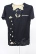 画像2: FUGA / スモークローズTシャツ 44 ブラック T-25-12-10-012-FU-ts-YM-ZT (2)