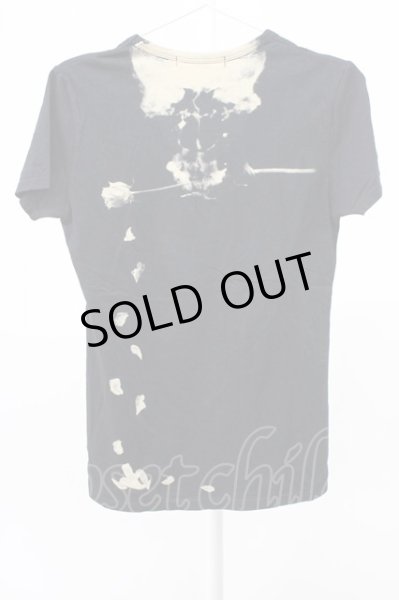 画像2: FUGA / スモークローズTシャツ 44 ブラック T-25-12-10-012-FU-ts-YM-ZT (2)