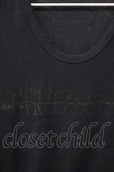 画像3: FUGA / スモークローズTシャツ 44 ブラック T-25-12-10-012-FU-ts-YM-ZT (3)