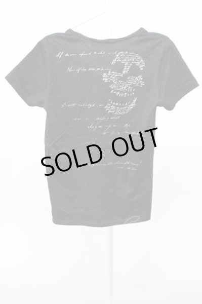 画像2: FUGA / SILENT VIGOR VネックTシャツ 46 ブラック T-25-12-10-013-FU-ts-YM-ZT (2)