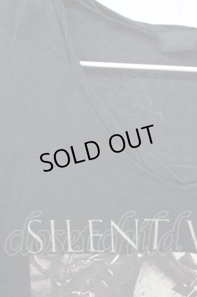 画像4: FUGA / SILENT VIGOR VネックTシャツ 46 ブラック T-25-12-10-013-FU-ts-YM-ZT (4)