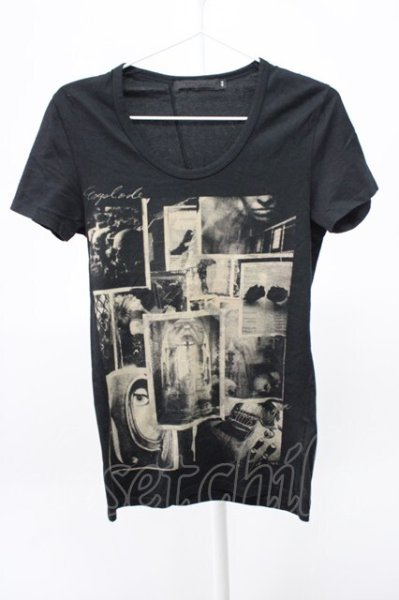 画像1: FUGA / フォトグラフィTシャツ 44 ブラック T-25-12-10-015-FU-ts-YM-ZT (1)