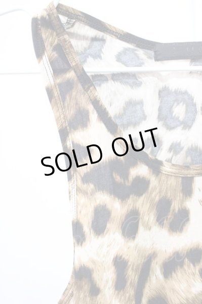 画像3: FUGA / スムースレオパードタンクトップ 44 ブラウン T-25-12-10-002-FU-to-YM-ZT078 (3)