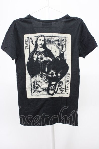 画像2: CIVARIZE / TRAVAS Wネーム RUDE Tシャツ  ブラック T-25-12-10-017-CI-ts-YM-ZT (2)