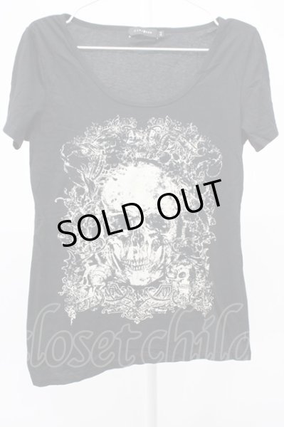 画像1: CIVARIZE / AssassinスカルプリントTシャツ 44 ブラック T-25-12-10-018-CI-ts-YM-ZT (1)
