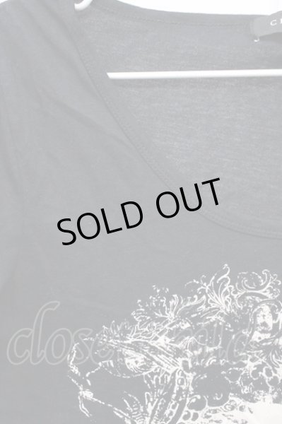 画像3: CIVARIZE / AssassinスカルプリントTシャツ 44 ブラック T-25-12-10-018-CI-ts-YM-ZT (3)