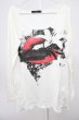 画像1: CIVARIZE / LIPプリントカットソー 44 ホワイト T-25-12-10-019-CI-to-YM-ZT (1)