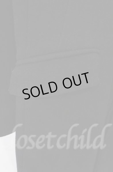 画像2: GOSTAR DE FUGA / スーパー120メルトンウールロングチェスターコート 44 ブラック T-25-12-11-022-GO-ou-YM-ZT-M127 (2)