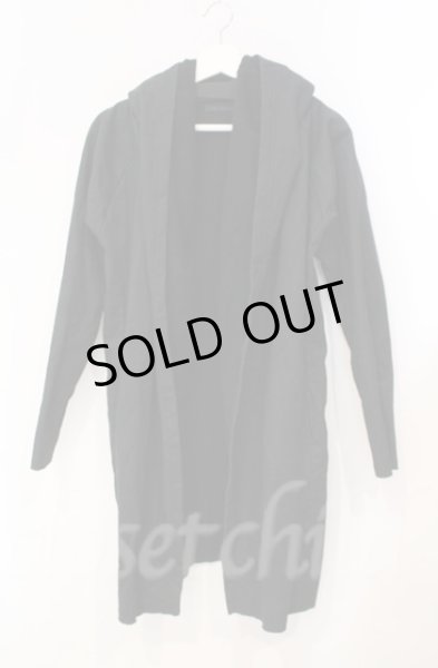 画像1: FUGA / AMOLIRロングフードガウン 44 ブラック T-25-12-11-023-FU-to-YM-ZT029 (1)