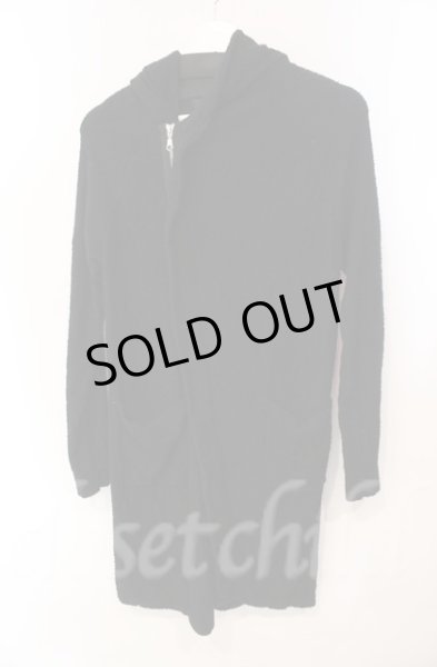 画像1: FUGA / Exterior ロングニットジップアップパーカー 44 ブラック T-25-12-11-024-FU-to-YM-ZT1211L (1)