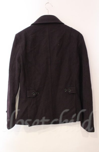 画像3: Zero by TORNADO MART / メルトンウールPコート LL パープル T-25-12-11-026-Ze-ou-YM-ZT1211L (3)