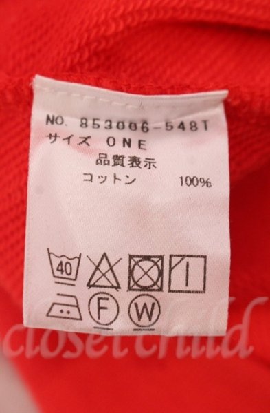 画像5: NO ID. / チェーンパーカー ONE レッド T-25-12-11-027-NO-to-YM-ZT (5)