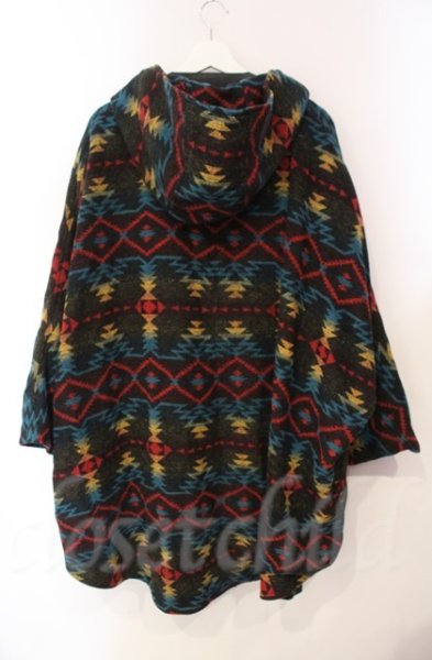 画像3: NO ID. BLACK / フーデッドポンチョ ONE マルチ T-25-12-11-028-NO-ou-YM-ZT (3)