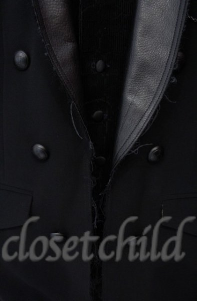 画像2: Roen / NAPOLEON SKIRT JKT（ナポレオンスカートジャケット） 48 ブラック T-25-12-11-003-Ro-ou-YM-ZT1211M (2)
