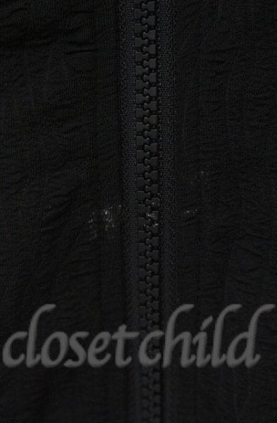 画像2: NO ID. BLACK / ドローストリングスフーデッドポンチョ ONE ホワイトｘブラック T-25-12-11-029-NO-ja-YM-ZT (2)