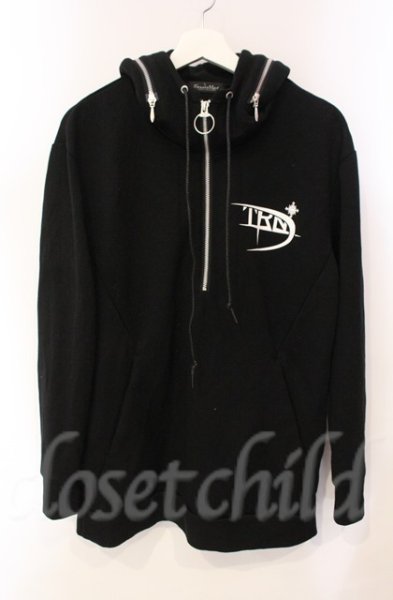 画像1: TORNADO MART / ドロップPOVパーカー L ブラック T-25-12-11-030-TO-to-YM-ZT367 (1)