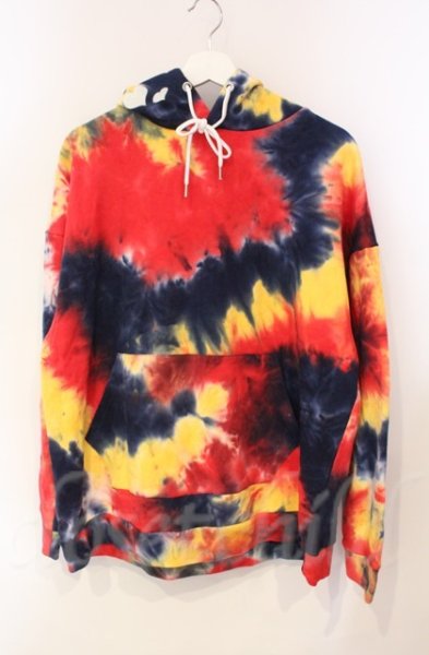 画像1: NO ID. / タイダイBIGプルオーバーパーカー ONE マルチ T-25-12-11-031-NO-to-YM-ZT (1)