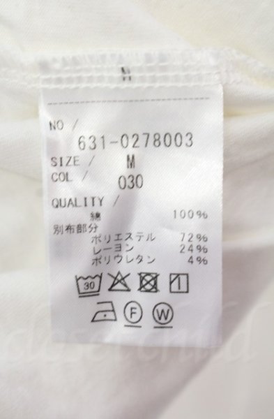 画像4: TORNADO MART / リブハイブリッドオーバーポケットTシャツ M ホワイト T-25-12-11-035-TO-ts-YM-ZT1211M (4)