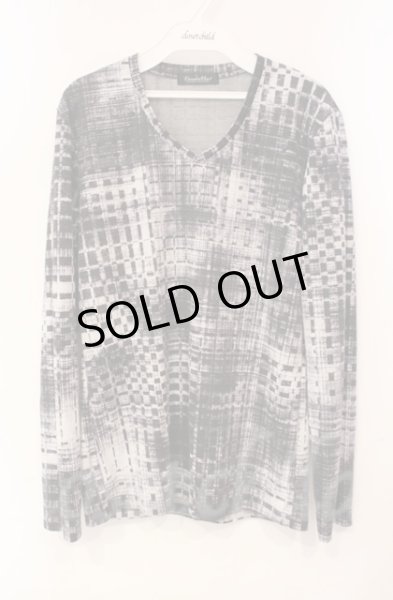 画像1: TORNADO MART / ランダムシャドーチェックカットソー L パープル T-25-12-11-036-TO-to-YM-ZT335 (1)