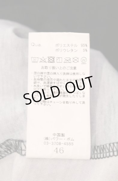 画像4: CIVARIZE / バイカラーチェーンドレープカットソー 46 ブラックｘホワイト T-25-12-11-038-CI-ts-YM-ZT342 (4)