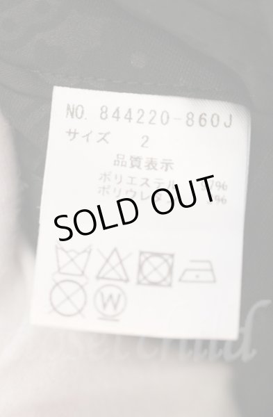 画像4: NO ID. / ストレッチペイズリーエンボスノッチドラペル2Bテーラードジャケット 2 ブラック T-25-12-11-040-NO-ja-YM-ZT335 (4)