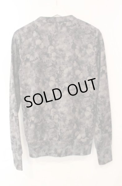 画像3: SEANA / ローズ総柄カーディガン L グレー（グリーン系） T-25-12-11-041-SE-to-YM-ZT335 (3)