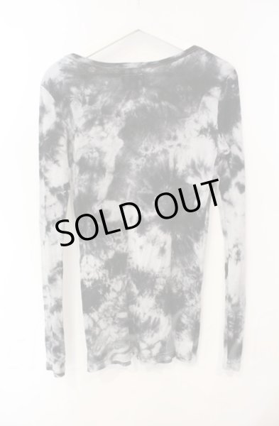 画像2: SEANA / アシンメトリーロング総柄カットソー L ブラック T-25-12-11-042-SE-to-YM-ZT1211M (2)