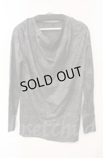 画像1: SEANA / アスファルトジャガードドレープネックカットソー  グレー T-25-12-11-044-SE-to-YM-ZT1211M (1)