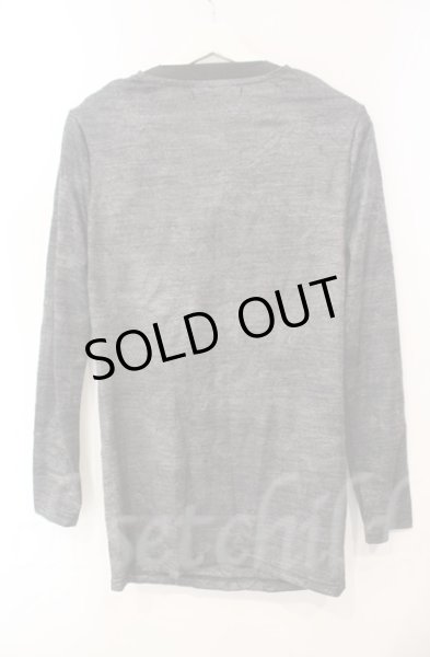 画像2: SEANA / アスファルトジャガードドレープネックカットソー  グレー T-25-12-11-044-SE-to-YM-ZT1211M (2)