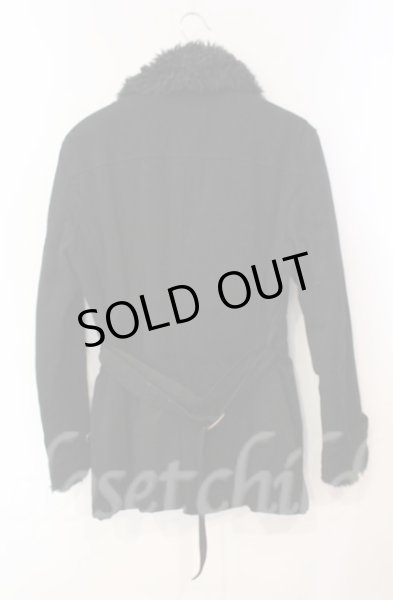 画像3: TORNADO MART / フェイクファーシングルコート M ブラック T-25-12-11-004-TO-ou-YM-ZT1211L (3)