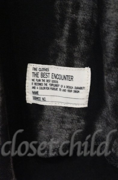 画像2: SEANA / ブリーチストライプ七分袖プルパーカー L ブラック T-25-12-11-049-SE-to-YM-ZT (2)