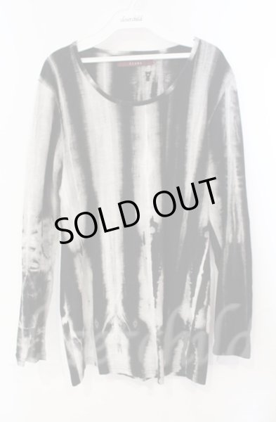 画像1: SEANA / ブリーチストライプUネックカットソー L ブラックｘグレー T-25-12-11-050-SE-to-YM-ZT341 (1)