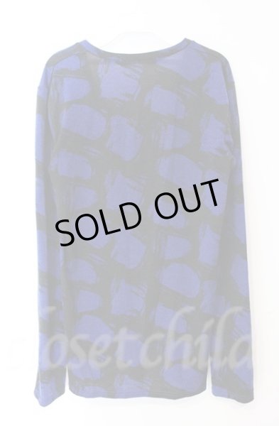 画像3: SEANA / 総柄ニットソー L ブルー T-25-12-11-052-SE-to-YM-ZT341 (3)