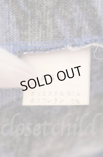 画像4: SEANA / 総柄ニットソー L ブルー T-25-12-11-052-SE-to-YM-ZT341 (4)