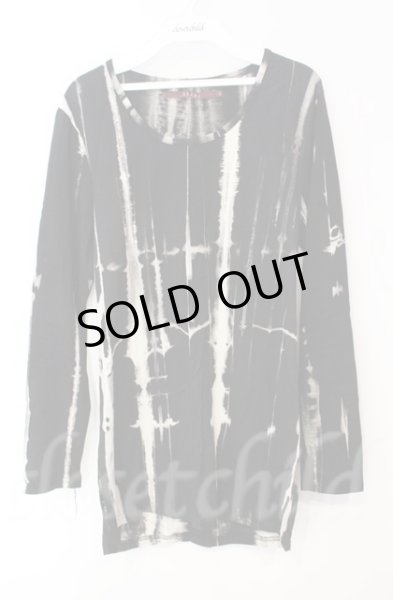 画像1: SEANA / ブリーチストライプUネックカットソー L ブラック T-25-12-11-053-SE-to-YM-ZT1211M (1)