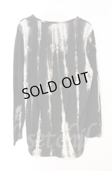 画像2: SEANA / ブリーチストライプUネックカットソー L ブラック T-25-12-11-053-SE-to-YM-ZT1211M (2)