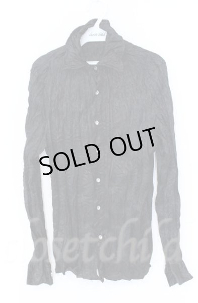 画像1: SEANA / レオパードクインクルシャツ L ブラック T-25-12-11-055-SE-sh-YM-ZT1211M (1)