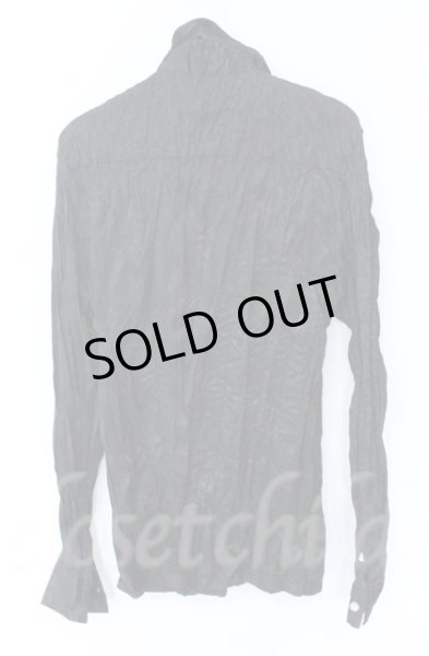 画像3: SEANA / レオパードクインクルシャツ L ブラック T-25-12-11-055-SE-sh-YM-ZT1211M (3)