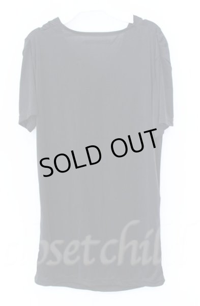 画像2: SEANA / ドレープネックスムースTシャツ L ブラック T-25-12-11-058-SE-ts-YM-ZT1211M (2)