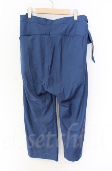 画像2: NO ID. / TRストレッチラップバギートラウザーズパンツ 2 ブルー T-25-12-11-061-NO-pa-YM-ZT (2)