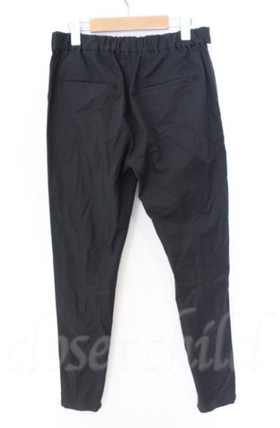 画像3: GOSTAR DE FUGA / Confine ストレッチテーパードラインパンツ 42 ブラックｘホワイト T-25-12-11-064-GO-pa-YM-ZT (3)