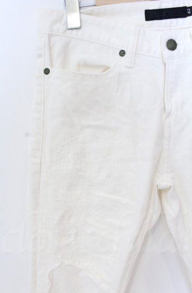 画像2: FUGA / CAMSHAFTリメイクスキニーデニムパンツ 42 ホワイト T-25-12-11-065-FU-pa-YM-ZT (2)