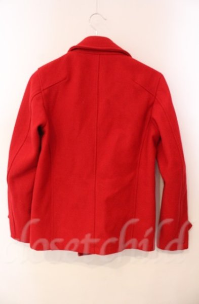 画像3: GOSTAR DE FUGA / Anthem メルトンピーコート 44 レッド T-25-12-11-006-GO-ou-YM-ZT (3)