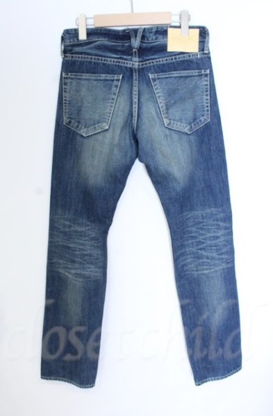 画像3: VANQUISH / ヴィンテージウォッシュストレートデニムパンツ 28 インディゴ T-25-12-11-069-VA-pa-YM-ZT (3)