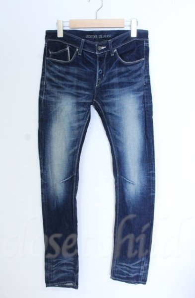 画像1: GOSTAR DE FUGA / ボタンフライストレートデニムパンツ 42 インディゴ T-25-12-11-070-GO-pa-YM-ZT (1)