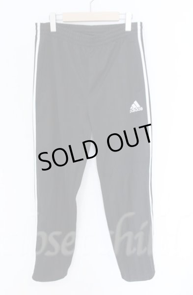 画像1: ADIDAS / ジャガードストライプワイドトラッカーパンツ L ブラック T-25-12-11-072-AD-pa-YM-ZT1211M (1)