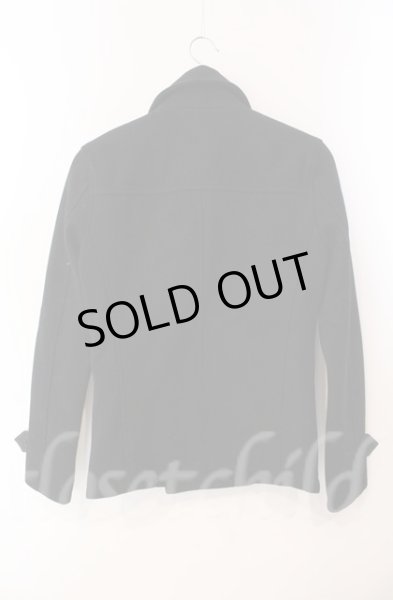 画像3: MURDER LICENSE / スタンダートウールPコート 44 ブラック T-25-12-11-008-MU-ou-YM-ZT1211L (3)